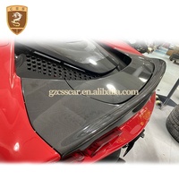 Spoiler Belakang Ferrari SF90 Model OEM Serat Karbon Kering Ducktail Wing Modifikasi Mobil