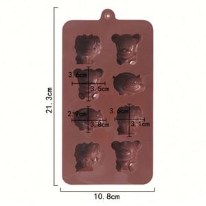 Muestra Gratuita de Fábrica: Molde de Resina con Forma de León, Moldes de Silicona para Chocolate, Bandeja de Silicona para Cubitos de Hielo OEM/ODM - Product Image 2
