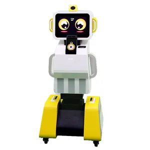 幼稚園の朝の検査ロボット温度測定サービスロボットハンドアイチェッカーロボット