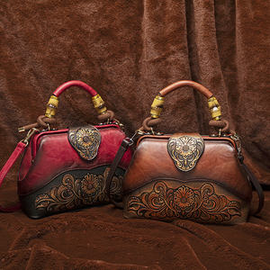 Borsa a tracolla in stile Vintage da donna a tracolla con motivo floreale filo in materiale Zip in poliestere regalo suocera - Product Image 5