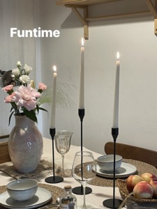 Lilin Taper Warna-warni 4Pcs Paket Grosir Multi Warna Tanpa Asap Lilin Batang Panjang Untuk Dekorasi Meja Rumah Pesta Pernikahan Makan Malam - Product Image 1