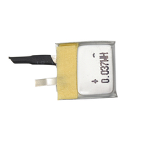 Ketebalan pabrik murah baterai Mini 2mm GEB 201212 3.7V 10mAh 15mAh baterai isi ulang polimer litium untuk GPS Mini