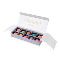 Série de boîte personnalisée de taille de boîte-cadeau de chocolat boîtes de macaron de chocolat de truffe pour le cadeau de Saint-Valentin de Noël de nouvel an