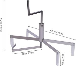 <span class=keywords><strong>40</strong></span> <span class=keywords><strong>cm</strong></span> SS 304 Épandeur de crêpes Épandeur de pâte à pizza pour boulanger et usage domestique - Product Image 2