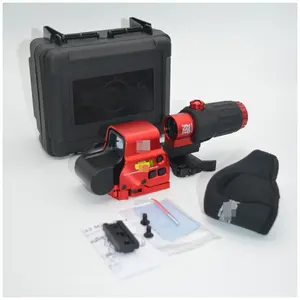 Mira Óptica 5D Era, Combinación 558 G33, Mira Holográfica Reflex con Punto Rojo y Lupa <span class=keywords><strong>3X</strong></span> para Deportes al Aire Libre - Product Image 4