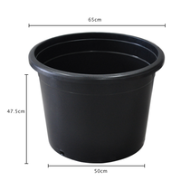 Boîte à fleurs en plastique extra large en PP pour graines d'oignons, jardinières et pots de légumes succulents pour plantes d'intérieur et de jardin.