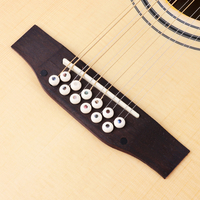 Right Handed Dreadnought Guitar Spruce Top Sapele Body Cutaway,12 String Guitar Acoustic-electric