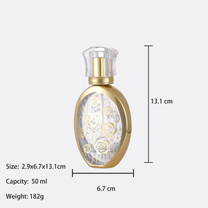 Spot Goods Bouteille en verre de <span class=keywords><strong>parfum</strong></span> de 50 ml Bouteille de <span class=keywords><strong>parfum</strong></span> personnalisable Verre de <span class=keywords><strong>parfum</strong></span> Bouteille de <span class=keywords><strong>parfum</strong></span> en verre de 50 ml bien scellée - Product Image 2