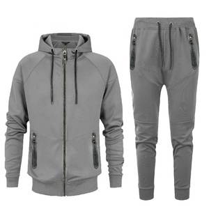Conjuntos Deportivos de Invierno 2 en 1 para Hombre PIHA SPORTS, Conjunto de Traje Deportivo de Poliéster/Algodón con Combinación de Colores, Tallas Grandes - Product Image 1