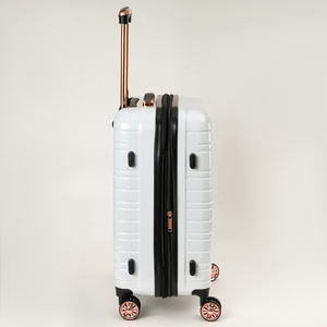 กระเป๋าเดินทางแบบถือขึ้นเครื่องน้ำหนักเบาขนาด 20 นิ้ว ผลิตจากวัสดุ ABS พร้อมกุญแจล็อค TSA ซับในโพลีเอสเตอร์ หูหิ้วนุ่ม และล้อ 4 ล้อ - Product Image 4