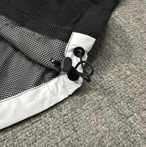 Tùy chỉnh thiết kế áo gió Quần short thiết lập unisex dây kéo nylon thời trang dạo phố phản chiếu ánh sáng trọng lượng Ngoài trời Chạy Tracksuit người đàn ông - Product Image 5