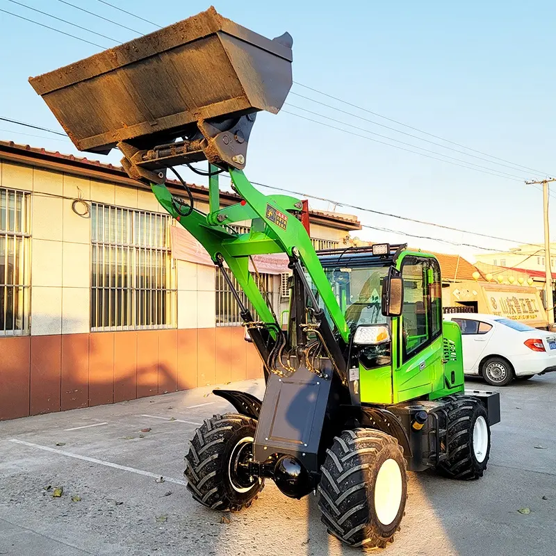 CE Certificated Mini Wheel Loader 1.0ton Small Wheel Loader For Sale