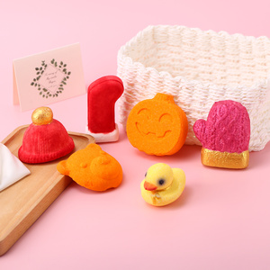 2025 serie de sombreros de Navidad baño Fizzies Soda sal caja de regalo fábrica al por mayor lindos regalos de vacaciones clásicos gran oferta Etiqueta Privada - Product Image 3