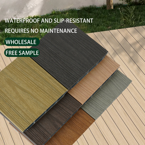 Suelo compuesto de madera y plástico de aleación de aluminio resistente al agua para patios de villas, jardines, espacios al aire libre, disponible - Product Image 6