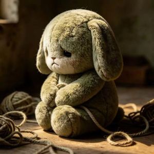 Muñeco de Peluche Sad Bunny Personalizado al por Mayor, Juguete de Peluche de Alta Fidelidad, Servicio OEM ODM con Certificación CE EN71 - Product Image 2