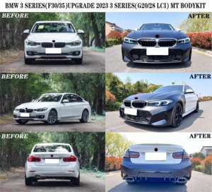 Kit de carrocería de coche Facelift para <span class=keywords><strong>BMW</strong></span> 3 Series 2012-2019 F30 F35 a 2024 <span class=keywords><strong>G20</strong></span> G28 m-tech <span class=keywords><strong>316i</strong></span> 318i 320i piezas modificadas para automóviles antiguos a nuevos - Product Image 5