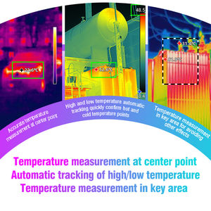 Caméra thermique infrarouge portative NOYAFA NF-525, résolution 120×90, -20~550 ° Caméra thermique à lumière visible 1080P avec 8 palettes de couleurs - Product Image 3