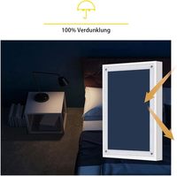 Store occultant 100 % pour lucarne Sweethome, sans perçage, protection solaire, avec ventouses pour fenêtres Velux