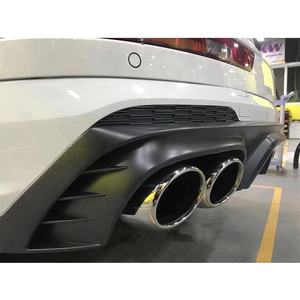 Diffusore Posteriore Look SQ5 con Terminali di Scarico per Paraurti Posteriore <span class=keywords><strong>Audi</strong></span> <span class=keywords><strong>Q5</strong></span> S-line FY Pre-restyling 2018 2019 <span class=keywords><strong>2020</strong></span> - Product Image 5