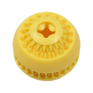 Balle de nettoyage dentaire pour chien en silicone de qualité alimentaire, écologique, style amusant, utilisable pour diverses occasions - Product Image 1