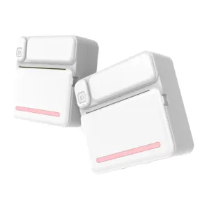 미니 라벨 프린터 충전식 무선 핸드 헬드 카드 스티커 포켓 휴대용 열전사 프린터