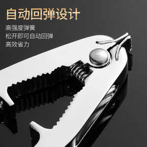 ที่เปิดหอยสแตนเลสอเนกประสงค์ เครื่องมือแครกเกอร์ถั่วแบบหนักสำหรับอาหารทะเลและถั่วขนาดเล็ก - Product Image 3