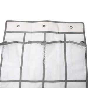 Custom 24-Pocket <b>Shoe</b> Organizer Modern Foldable <b>Wardrobe</b> Hanging Storage Over the Door for Bedroom Closet or Dorm Room - Product Image 2