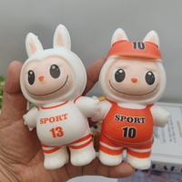 Jouet à presser en PU à récupération lente, figurine mignonne Rabbu Doll pour adultes et enfants, cadeau anti-stress, décompression par bulles