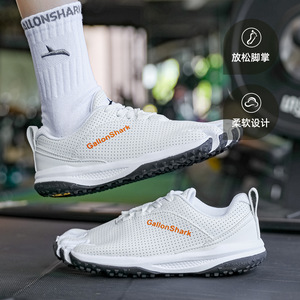 Chaussures de course à cinq doigts GallonShark, empeigne en mesh, semelle en caoutchouc, unisexe, légères, respirantes, pour l'entraînement en extérieur et la randonnée - Product Image 3