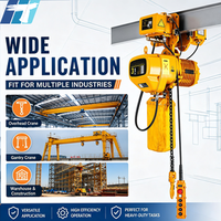 Palans à chaîne électriques HHBB de haute qualité et puissants de 1t, 3t, 5t avec résistance aux hautes températures IP54/55 pour levage industriel
