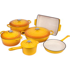 Batterie de cuisine en <span class=keywords><strong>fonte</strong></span> émaillée OEM <span class=keywords><strong>prix</strong></span> d'usine - Product Image 2