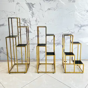 ชั้นวางกระถางต้นไม้สำหรับร้านค้าบูติก ชั้นวางต้นไม้ในร่ม ชั้นวางโชว์ต้นไม้สำหรับงานแต่งงาน ใช้สำหรับจัดเก็บ - Product Image 1