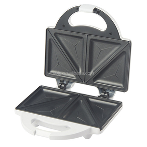 AOJA <span class=keywords><strong>Tostapane</strong></span> 3-in-1 per Sandwich e Waffle, 2 Fette, Antiaderente, Acciaio Inox, Riscaldamento Rapido 750W, <span class=keywords><strong>Piastre</strong></span> Rimovibili - Product Image 2