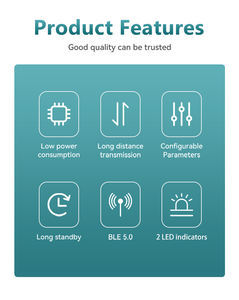 جهاز يمكن ارتداؤه يمكن تحديد مواقع الموظفين بلي أو/بلي منارة تتبع الأصول علامة إيبيكون قابلة للشحن - Product Image 5