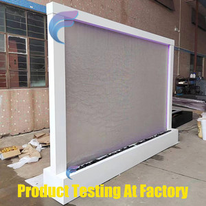 Cortina de Agua Decorativa de Alta Calidad con Marco de Malla de Acero, Cascada Interior sin Marco para Bodas, Biombo con Paneles - Product Image 4