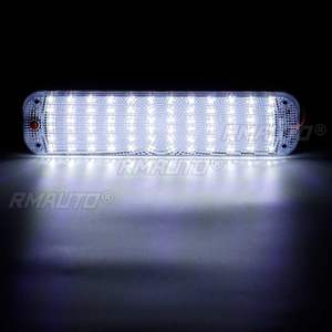 Barre lumineuse LED 12V-80V pour intérieur de voiture, avec interrupteur marche/arrêt, pour fourgonnette, camion, camping-car, caravane, camping, bateau, 24V - Product Image 4