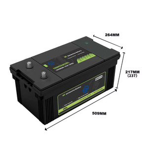 แบตเตอรี่รถยนต์ N200 12V 200Ah สำหรับยานพาหนะ เรือ เครื่องกำเนิดไฟฟ้า สตาร์ทเตอร์ แบตเตอรี่ตะกั่วกรด - Product Image 2