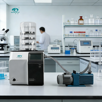 SCIENTZ-18ND/A-Normal Máquina Liofilizadora Automática Comercial y de Laboratorio Doméstico con Cúpula Calefactada de Acero Inoxidable de Alta Calidad