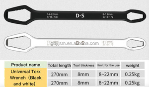 Llave Torx Universal de 8-22 mm, Llave Ajustable de Doble Cabeza, con Forma en Ambos Extremos, Multifunción - Product Image 3