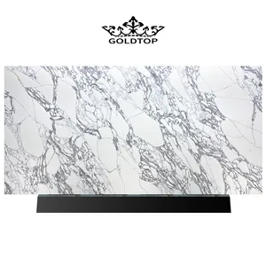 GOLDTOP OEM/ODM Silicon-Free High Quality Cuarzo 5084 Vanity Tops Countertop Arabescato Extra Quartz for Australia