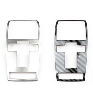 Kit de garniture de boutons pour Mercedes Benz Classe C W204, en acier inoxydable, finition mate, 2007-2010, autocollant décoratif pour l'intérieur de la voiture - Product Image 1