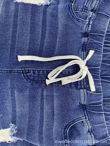 <span class=keywords><strong>Jeans</strong></span> da <span class=keywords><strong>Donna</strong></span> Taglie Forti alla Moda a Vita Alta Lavati Elasticizzati Strappati Skinny - Product Image 5