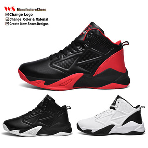 Özelleştirilebilir Retro sportif basketbol ayakkabıları kaymaz yürüyüş koşu özellikleri üst pozisyon yaz kış mevsim toptan - Product Image 1