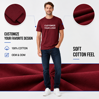 T-shirt en coton unisexe personnalisable à manches courtes, doux, vintage, grande taille, confortable et respirant pour hommes – Vente en gros