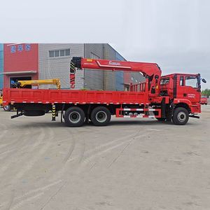 Shacman Delong 6x4 Heavy Duty Crane Truck 270HP 12Ton 5-Section <b>Boom</b> Garden Construction Transport Lifting Vehicle - Product Image 4