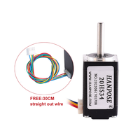 Moteur pas à pas hybride Nema8 20HS24 2 phases 0,02 N.m Angle de pas 4 fils Mini moteur pas à pas pour équipement de beauté et petite automatisation