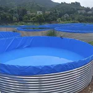 Piscina de <span class=keywords><strong>Spa</strong></span> Exterior de Gran Capacidad, Resistente a Altas Presiones, con Lona de PVC y Placa Corrugada de Acero Galvanizado Personalizada de Fábrica - Product Image 3