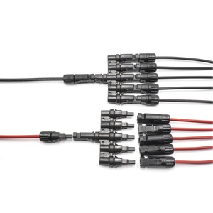 Connecteur solaire certifié IEC de type T 6P PV004-T5 1000V DC étanche résistant aux UV 30A en cuivre étamé à noyau unique boîtier PC - Product Image 4