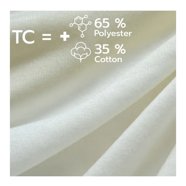 Производитель 21*21 185gsm полиэстер/хлопчатобумажная ткань TC twll для девочек и мальчиков платья брюки оптом тканевый материал