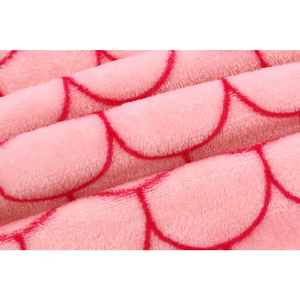 Encantadora tela <span class=keywords><strong>de</strong></span> franela suave con estampado rosa vivo usable, cola <span class=keywords><strong>de</strong></span> sirena, se adapta a 3 ~ 13 años, cola <span class=keywords><strong>de</strong></span> sirena cálida <span class=keywords><strong>para</strong></span> <span class=keywords><strong>niñas</strong></span> - Product Image 5